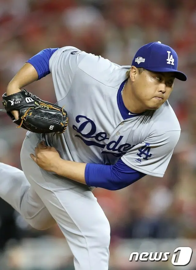 リュ・ヒョンジン、MLB選手が選ぶ「優秀投手」候補に（画像:news1）