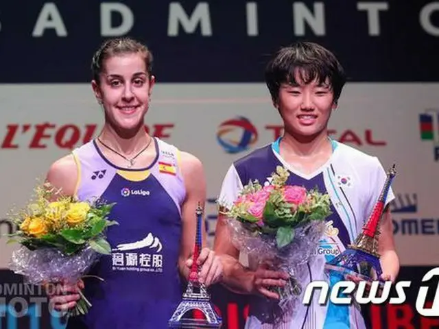 ＜バドミントン＞“17歳”アン・セヨン、リオ五輪チャンピオン破りフランスOP優勝（提供:news1）