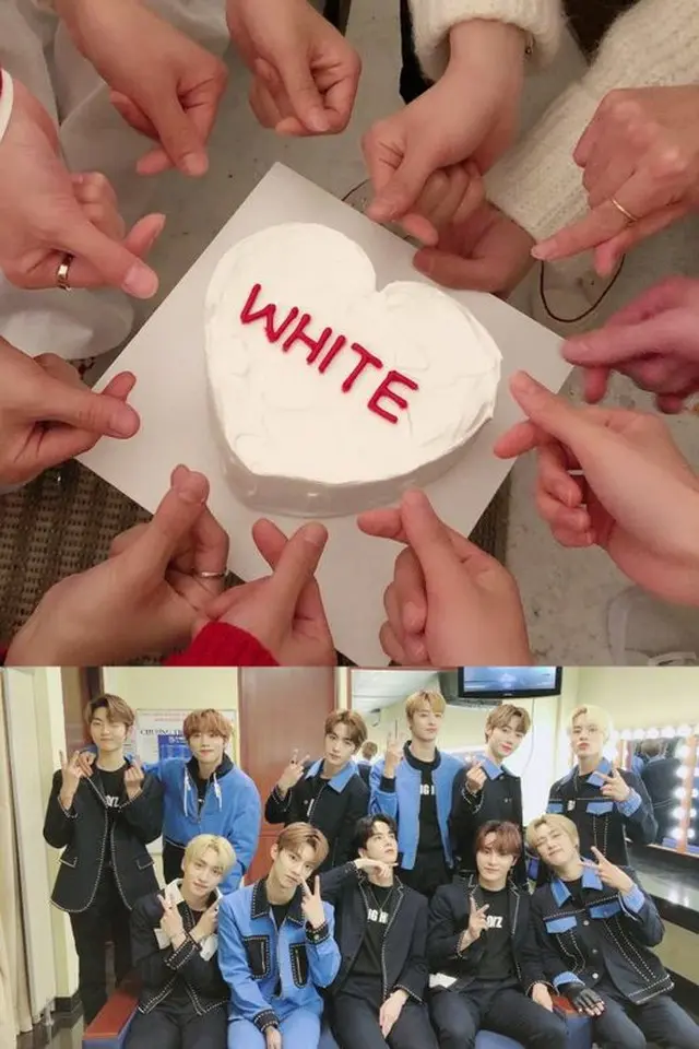 「THE BOYZ」がキュートな“指ハート”と近況を知らせた（提供:OSEN）