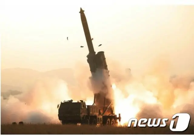 韓国国防情報本部「北朝鮮の超大型放射砲は弾道ミサイル」（提供:news1）