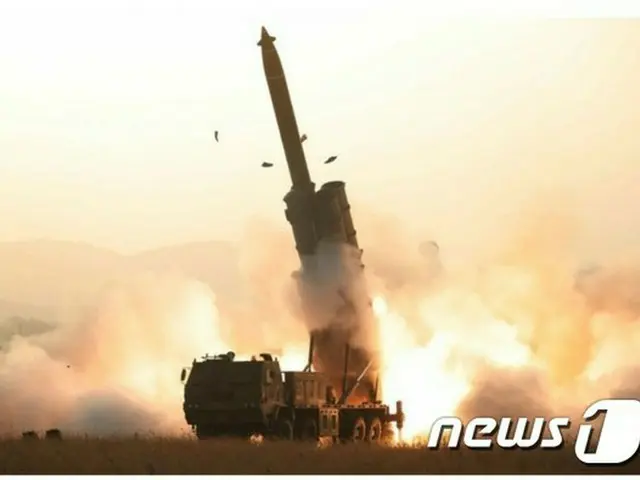 韓国国防情報本部「北朝鮮の超大型放射砲は弾道ミサイル」（提供:news1）