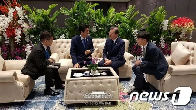 韓国大統領府が日韓首脳対話を無断で撮影・公表＝日本メディアが報道（画像提供:news1）