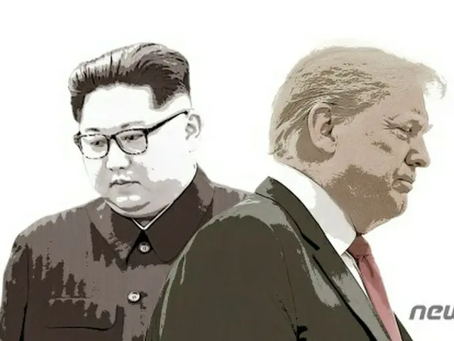ドナルド・トランプ米国大統領と金正恩（キム・ジョンウン）北朝鮮国務委員長 （提供:news1）