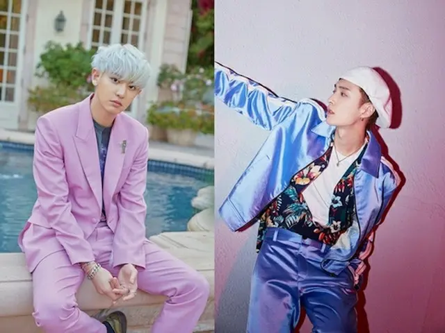 「EXO」CHANYEOLとLAY、中国大型音楽授賞式で“最高人気賞”を受賞（提供:news1）