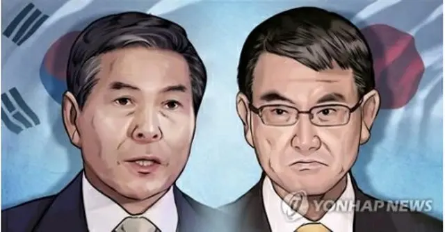 ASEAN拡大国防相会議に合わせた韓日国防相会談の開催が調整されている（イラスト）＝（聯合ニュース）