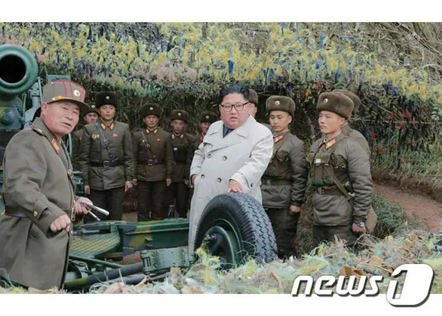 金正恩氏、海岸砲発射を視察…韓国政府「遺憾」（提供:news1）