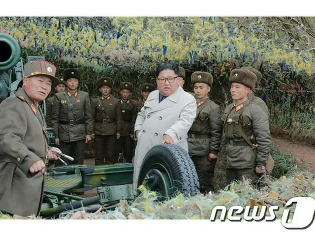 金正恩氏、海岸砲発射を視察…韓国政府「遺憾」（提供:news1）