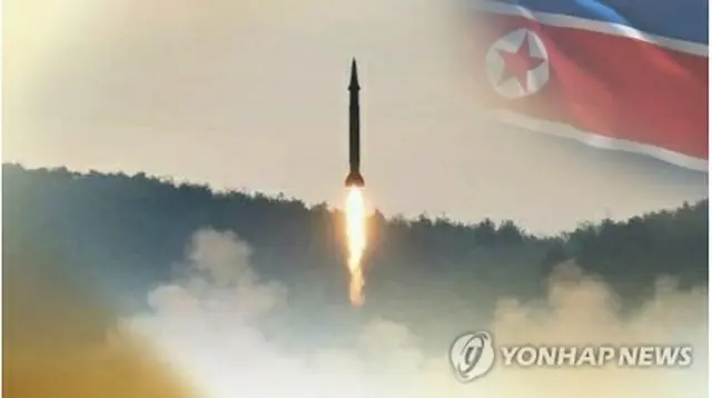 韓国軍合同参謀本部は２８日、北朝鮮が未詳の飛翔体を発射したと発表した（コラージュ）＝（聯合ニュースＴＶ）
