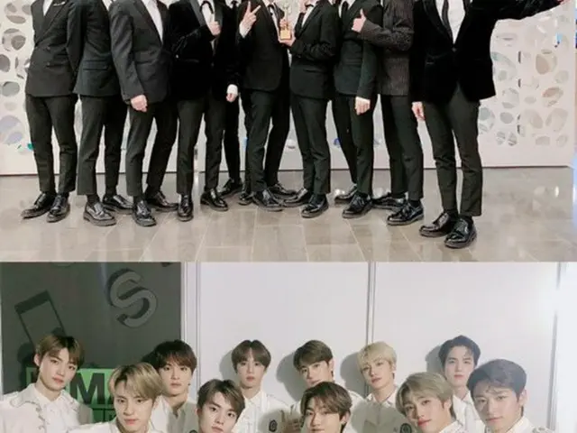 「THE BOYZ」が2019年も主要授賞式のトロフィーを手にし、喜びを味わっている。（提供:OSEN）