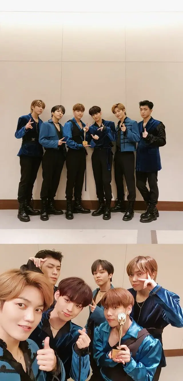 「ONF」が11月29日、「第27回韓国文化芸能大賞」で、「K-POP歌手賞」を受賞した。（提供:OSEN）