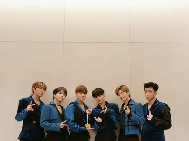 「ONF」が11月29日、「第27回韓国文化芸能大賞」で、「K-POP歌手賞」を受賞した。（提供:OSEN）