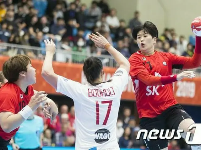 韓国女子ハンドボール代表、世界選手権でデンマークと引き分け（提供:news1）