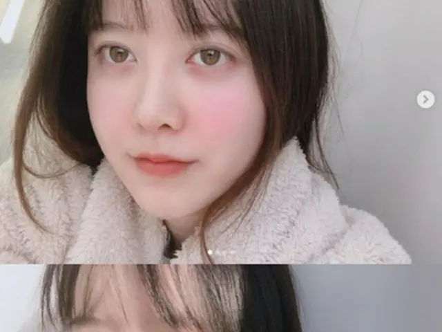 女優ク・ヘソン、モーニングセルカで伝える近況.. 「余裕のある童顔笑顔」(提供:Osen)