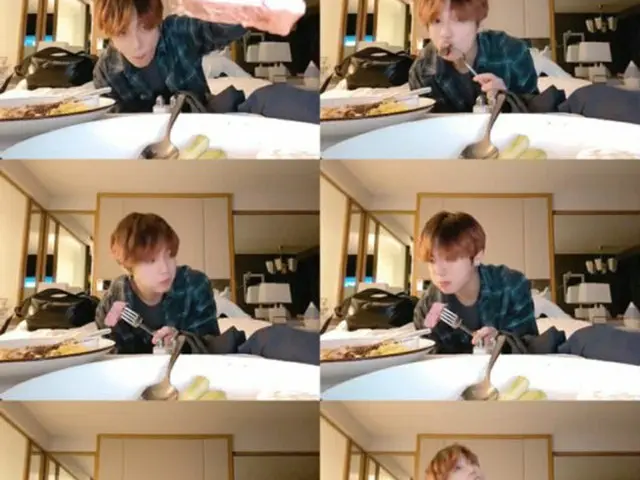「防弾少年団」JUNG KOOK（ジョングク）が賞を受賞した記念として、ファンに食べる放送をプレゼントした。（提供:OSEN）