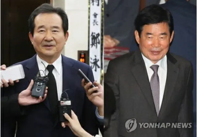 次期首相候補として名前が挙がっている丁世均氏（左）と金振杓氏（資料写真）＝（聯合ニュース）