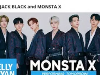 「MONSTA X」、米トークショー「LIVE！with Kelly ＆ Ryan」にジャック・ブラックと出演、現地活動相次ぐ