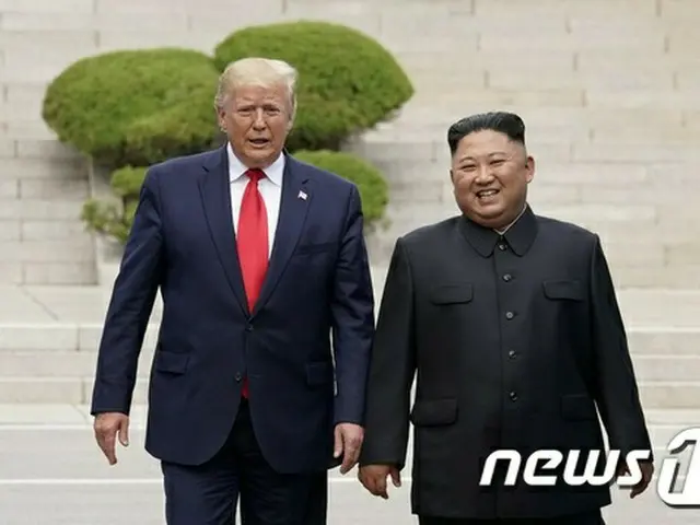 ドナルド・トランプ米国大統領と金正恩（キム・ジョンウン）北朝鮮国務委員長（提供:news1）