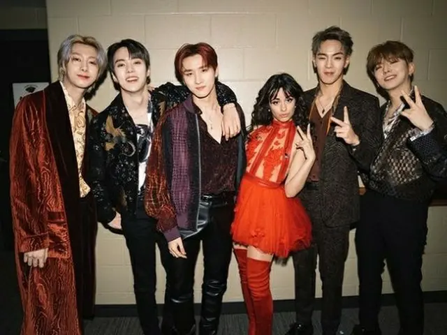 「MONSTA X」、カミラ・カベロと再会=「Jingle Ball」のバックステージ写真を公開（提供:OSEN）