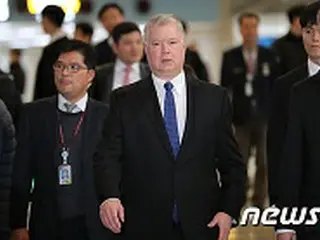 ビーガン米代表、2泊3日の訪韓を“手ぶら”で終え日本へ…北との接触“不発”