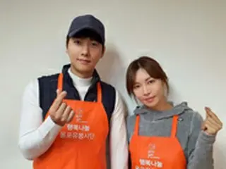 【トピック】イ・サンウ＆キム・ソヨン夫妻、奉仕活動も共にする仲睦まじい姿が話題
