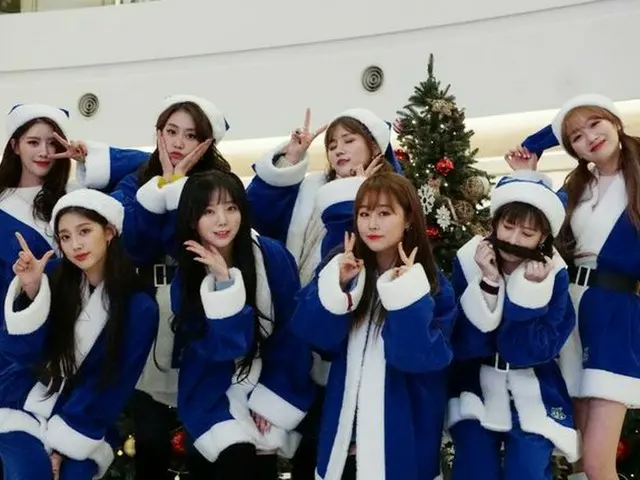 「LOVELYZ」が21日午後、ソウル永登浦のTIMES SQUAREでゲリラライブを行った。（提供:OSEN）