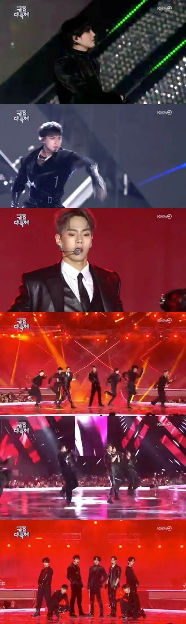 ユギョム＆ショヌ＆ミンギュ、節制されたセクシーな美しさでRain(ピ)の楽曲をカバー=「KBS歌謡祭」（提供:OSEN）
