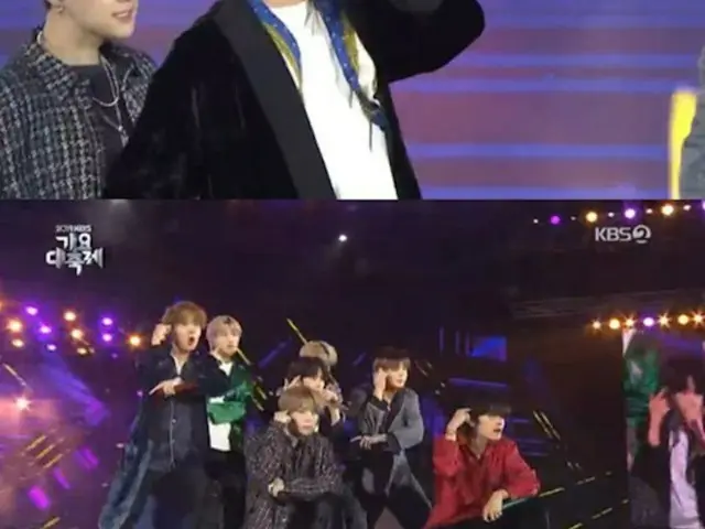 「防弾少年団」、緩急自在のコンサートのような史上最大級のステージで熱狂させる=「KBS歌謡祭」（提供:news1）