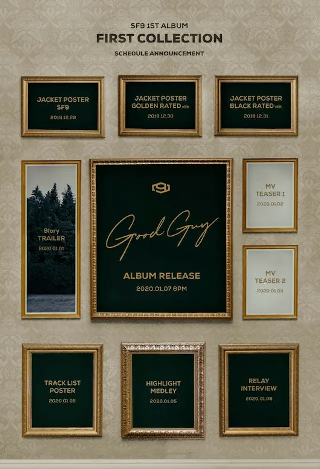 「SF9」、1stAlbum「FIRST COLLECTION」のプランポスターを公開、自信みなぎる“Good Guy”に変身（提供:OSEN）