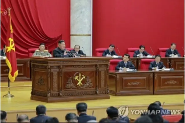 北朝鮮の朝鮮中央テレビは党中央委員会総会が２８日に平壌で招集されたと報じた＝（聯合ニュース）≪転載・転用禁止≫