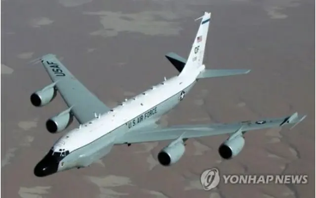 米空軍の偵察機RC135W（米空軍HPより）＝（聯合ニュース）
