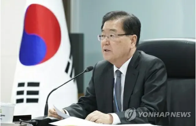 韓国青瓦台の鄭義溶・国家安保室長（資料写真）＝（聯合ニュース）