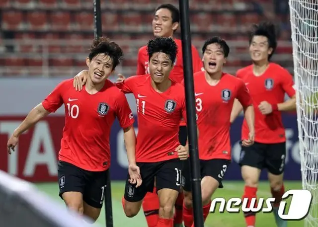 ＜サッカー五輪予選＞”東京五輪”決めた韓国代表、連続出場を「9」に伸ばす（画像:news1）