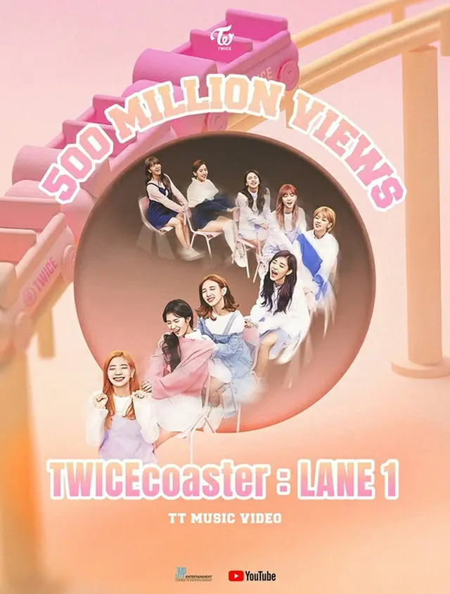 「TWICE」、「TT」MVが再生回数5億回突破＝自己最高記録（提供:news1）
