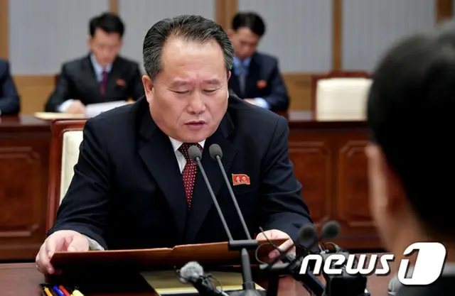 北朝鮮新外相の李善権氏、駐北外交団に対外政策を説明（提供:news1）
