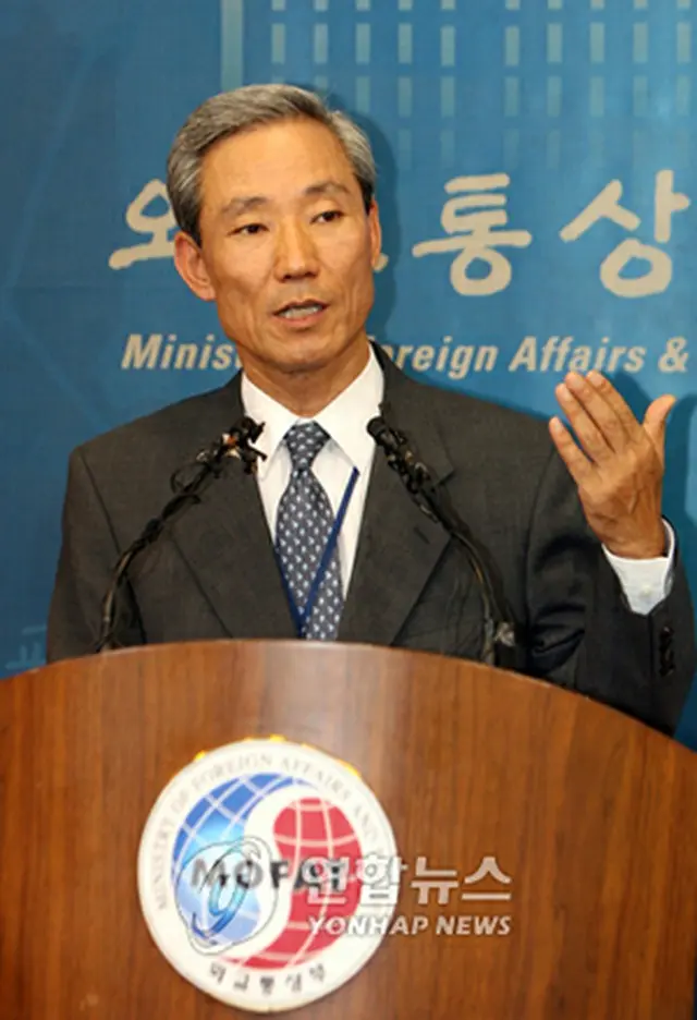 金宗フン韓国首席代表＝22日、ソウル（聯合）