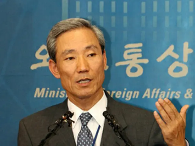 金宗フン韓国首席代表＝22日、ソウル（聯合）