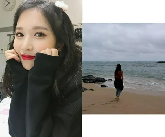 「TWICE」ミナが、ファンに新年のあいさつを伝えた。（提供:OSEN）