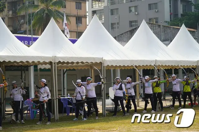 “世界最強”韓国アーチェリー、ミャンマー合宿で東京五輪金を狙う（提供:news1）