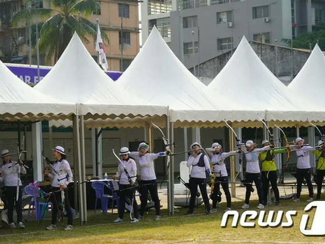 “世界最強”韓国アーチェリー、ミャンマー合宿で東京五輪金を狙う（提供:news1）