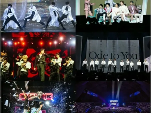 SEVENTEENがワールドツアーの北米公演を終えた（所属事務所提供）＝（聯合ニュース）≪転載・転用禁止≫