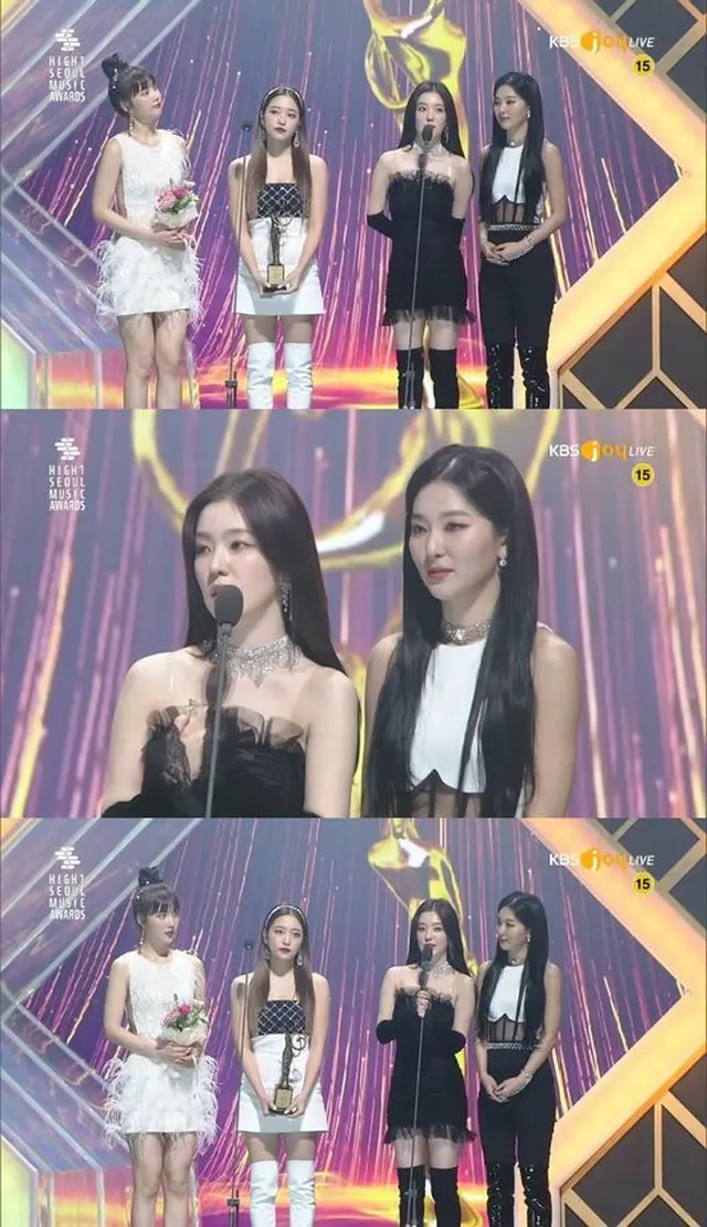 「Red Velvet」ソウル歌謡大賞で3度目の本賞受賞…「ウェンディ、この場にいないので胸が痛い」（提供:Osen）