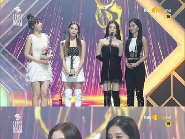 「Red Velvet」ソウル歌謡大賞で3度目の本賞受賞…「ウェンディ、この場にいないので胸が痛い」（提供:Osen）