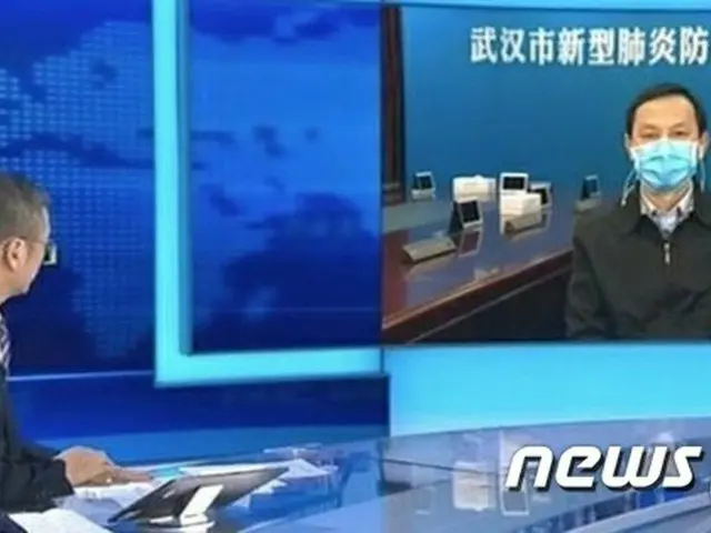 中国共産党の武漢市委員会の馬国強書記（右側）（提供:news1）