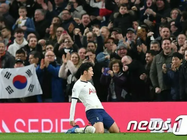 ソン・フンミン”3試合連続ゴール”、トッテナムがマンCに完勝（画像:news1）