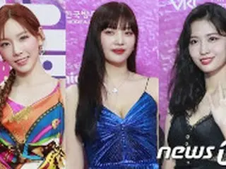 テヨン（少女時代）＆ジョイ（Red Velvet）＆モモ（TWICE）、レッドカーペットで魅せた三者三様の美しさ
