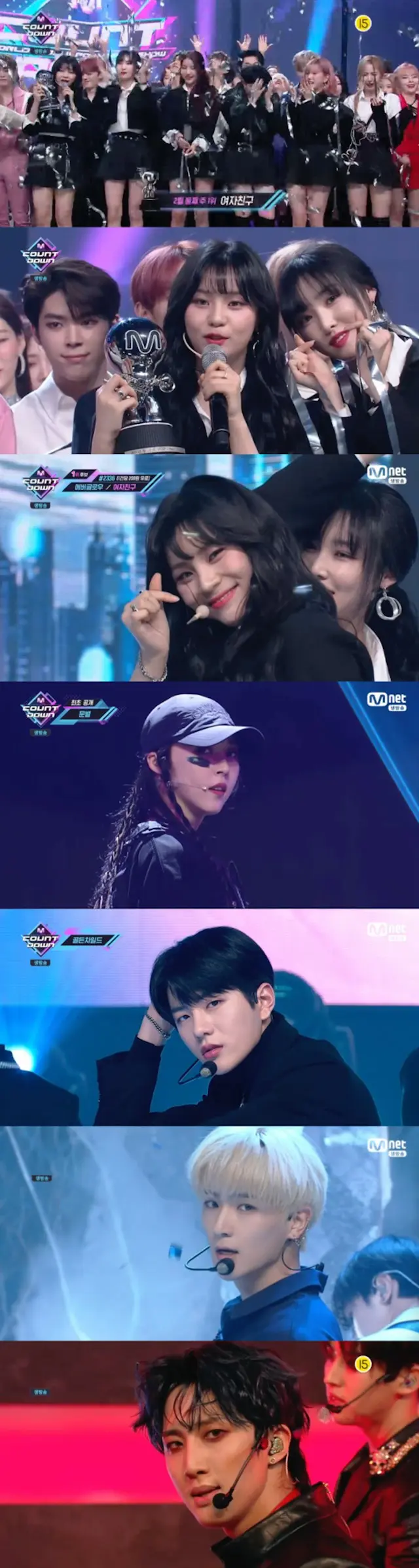 「GFRIEND」、「M COUNTDOWN」で圧倒的の1位に…ムンビョル（MAMAMOO）や「PENTAGON」らがカムバック（提供:OSEN）