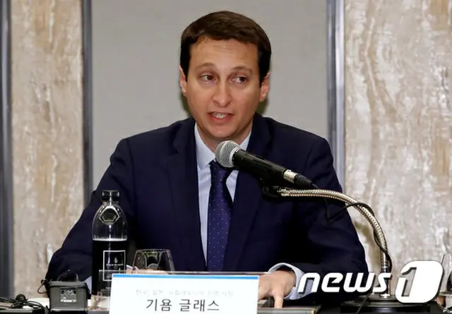 KLM航空機内で人種差別か？韓国人を「保菌者扱い」と物議（画像:news1/会見に出席したKLM韓国・日本・ニューカレドニア地域本部長）