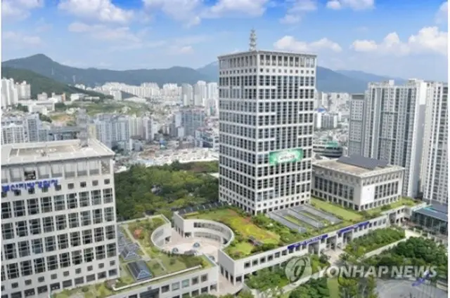 釜山市庁（同市提供）＝（聯合ニュース）≪転載・転用禁止≫