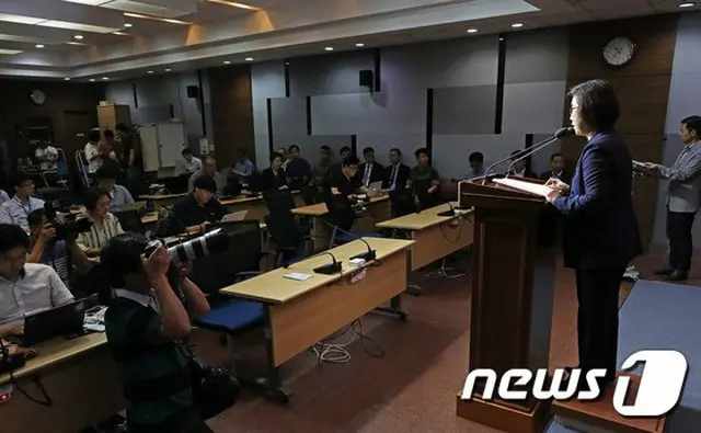韓国国防部、新型コロナ防疫で庁舎内の記者室・会見ルーム2日間閉鎖（提供:news1）