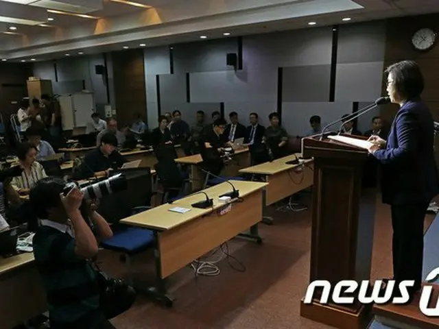 韓国国防部、新型コロナ防疫で庁舎内の記者室・会見ルーム2日間閉鎖（提供:news1）
